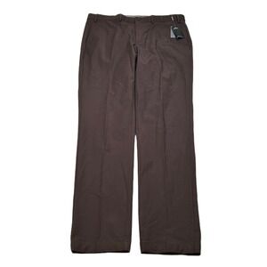 Michael Kors Performance Dress Pants Mens 40x30 Wine Blackberry Classic Fit‎ NEW